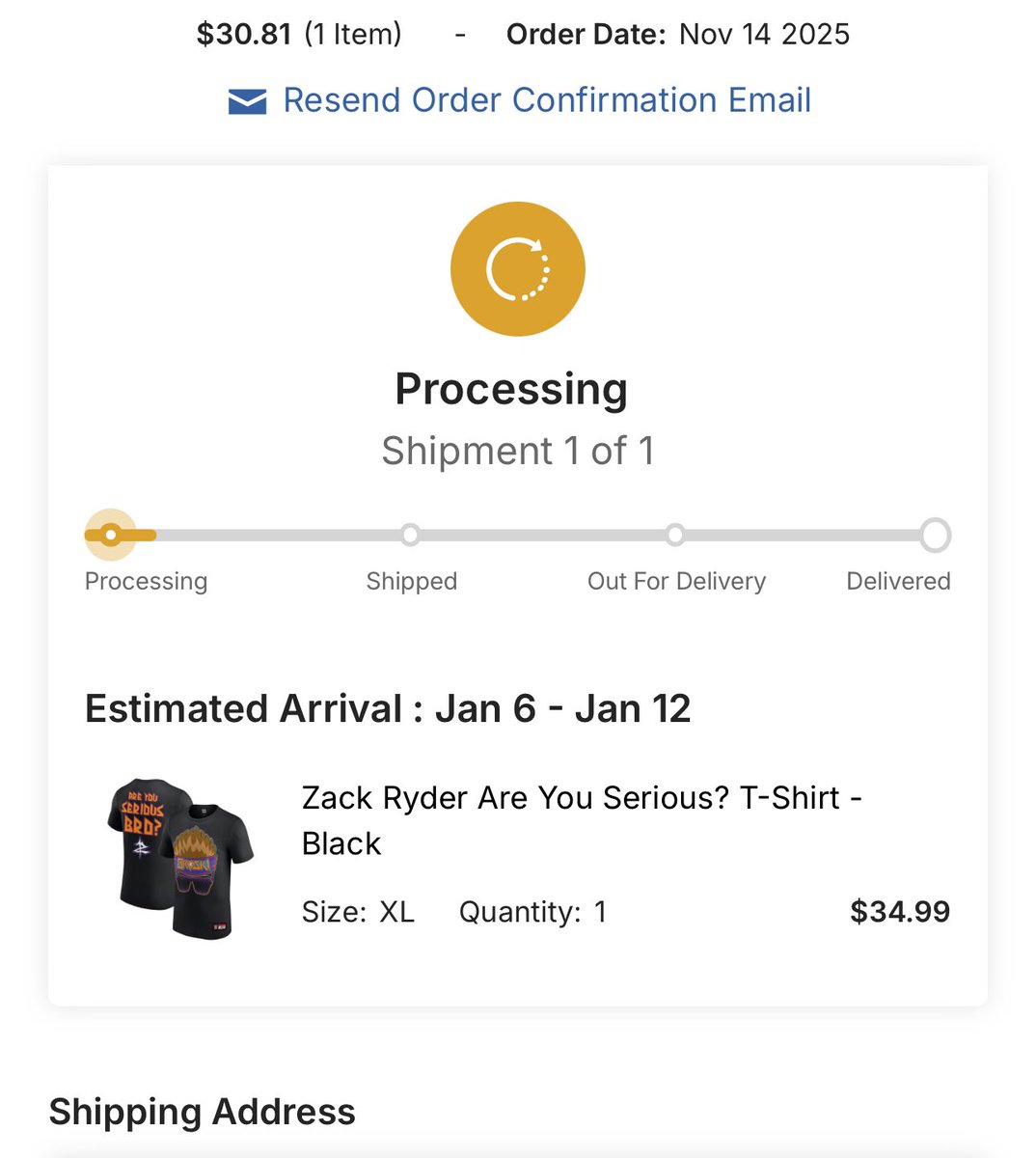 Did I buy this shirt as soon as it dropped? You know it!! 
<a href="/TheMattCardona/">Matt Cardona</a> 

#broksi #thecomplete #zackryder #mattcardona #WWE