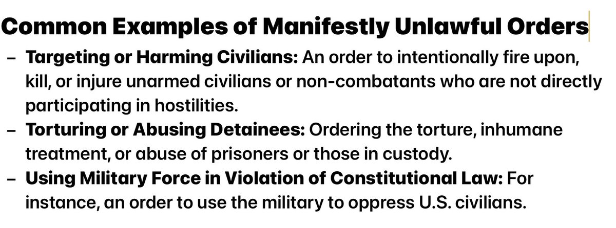 <a href="/Webster69Dw/">Dan Webster still tweets</a> <a href="/MalcolmNance/">Malcolm Nance</a> <a href="/DHSgov/">Homeland Security</a> It didn’t work then, it won’t work now. Issuing a manifestly unlawful order is a crime. So is carrying one out.