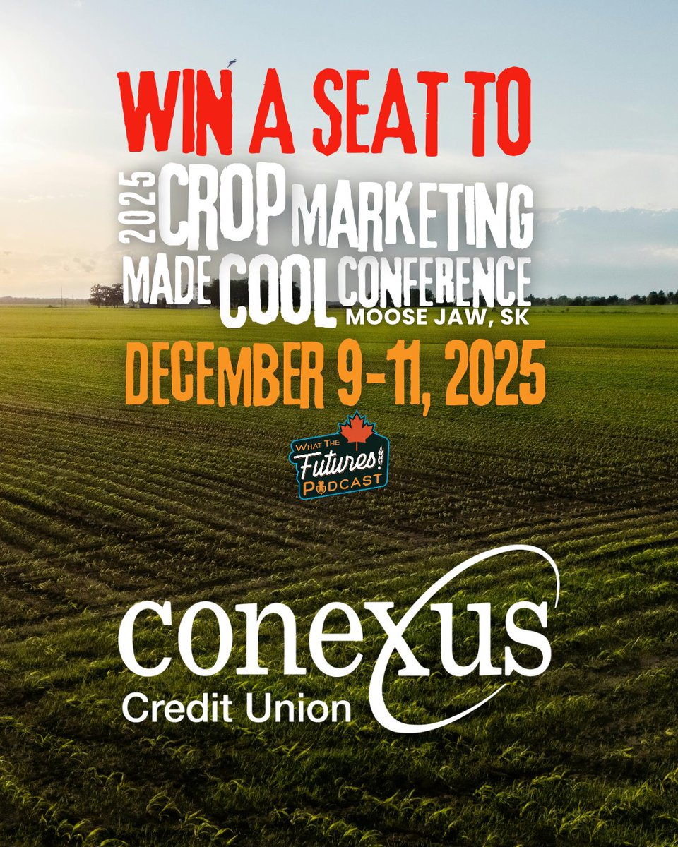 Giveaway Time!
Our friends at Conexus are giving away 2 tickets to the Crop Marketing Made Cool Conference — the biggest crop marketing event in Canada.

✅ Learn from top speakers
✅ Meet the community
✅ Enjoy a few laughs (and maybe a beer or two)

Enter now →