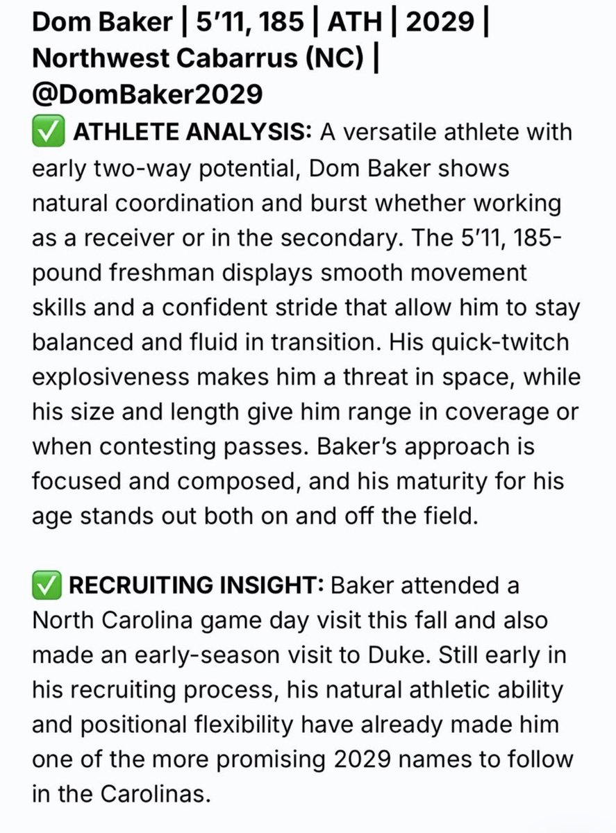 Thank you <a href="/sixstarfootball/">Six Star Football | PLUS+</a> for the write up! 

Time to grind during the off season 💪🏽
<a href="/CoachJacobCain/">Jacob Cain</a> <a href="/CoachE_Morman/">Eric Morman</a> <a href="/PrepRedzoneNC/">Prep Redzone North Carolina</a> <a href="/StephenGreen88/">Stephen Green</a> <a href="/pepman704/">Matt Morrow</a> <a href="/CoachStoner67/">Coach Stoner</a> <a href="/willshee5/">SureHands</a>