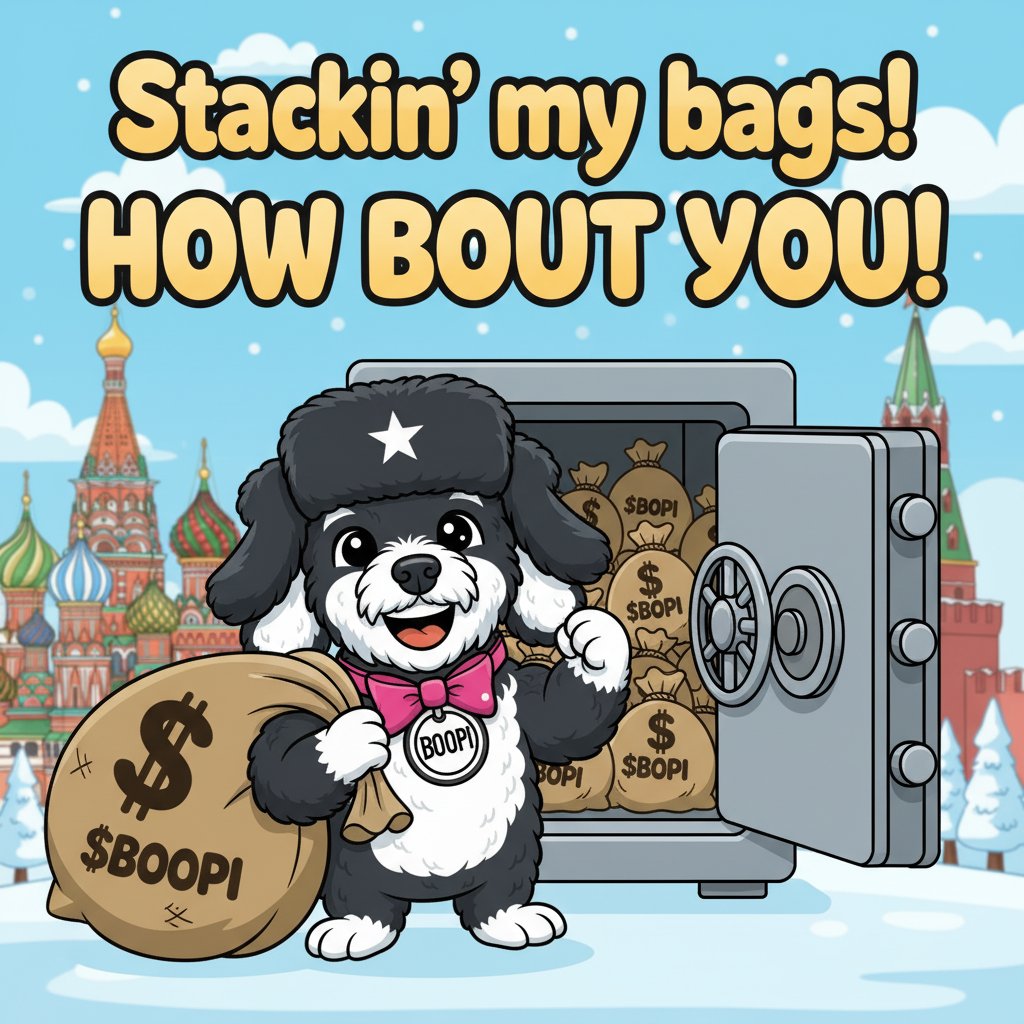 SHEEEEESH $BOOPI IS LOOKING TOO CHEAP RIGHT NOW!🐶 I’VE BEEN STACKING TALLER THAN SKYSCRAPERS! 💰☝️MARKETS LOOK SHAKY BUT THE LEGENDS KNOW THIS IS WHERE FUTURE WINS ARE BUILT!💪🐂 STACK STEADY, GRIND HARD, AND WATCH THE CLIMB!📈 REMEMBER THIS MOMENT FAM!🚀✊️<a href="/BoopiOnSOL/">BOOPI</a>