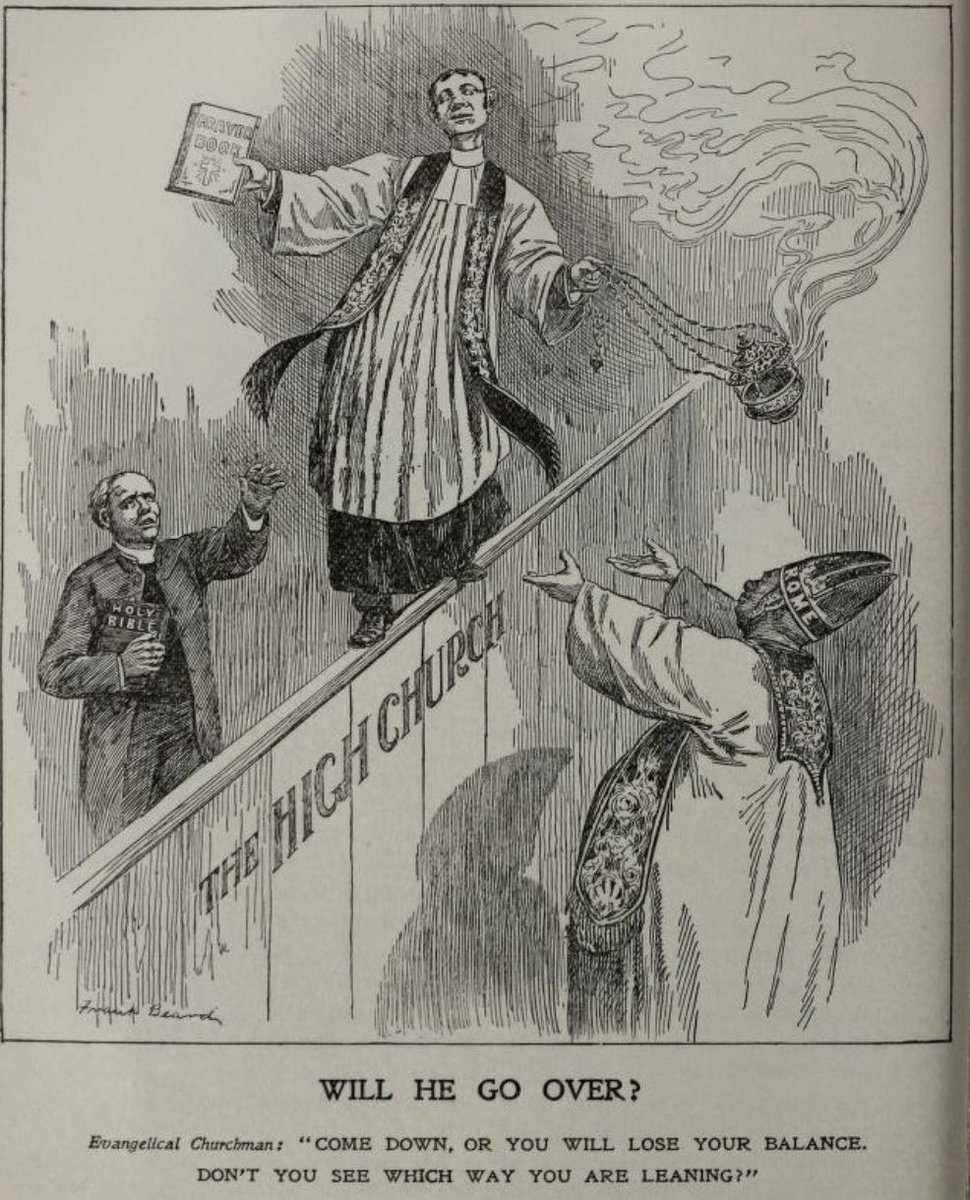To all my new followers, know that I’m a really annoying Anglo-Catholic serving in a conservative diocese of TEC (crazy, I know!). 

But, I spend most of my time criticizing Roman Catholics to their face, but defending them against Protestants. 

I’m on the guy on the ledge!