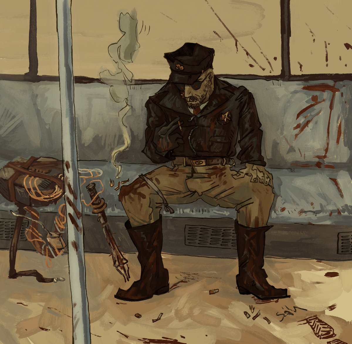 They wont let him into the garage after he kept stealing car batteries
#outlasttrials #lelandcoyle