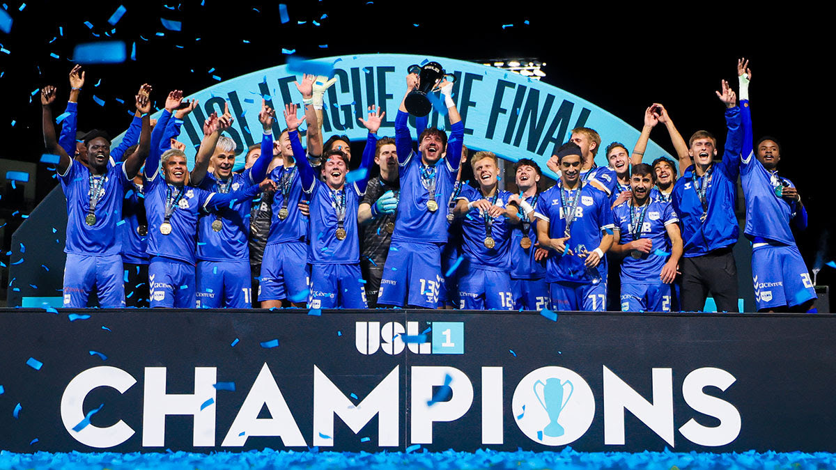 The <a href="/USLLeagueOne/">USL League One</a> Champion! 

Congrats to Ian Fuller and <a href="/OneKnoxSC/">One Knoxville Sporting Club</a> on the vaunted double!

Final MVP Nico Rosamilia with the 4th minute winner in front of a record Knoxville crowd against a Spokane side that reached the final in back to back seasons.