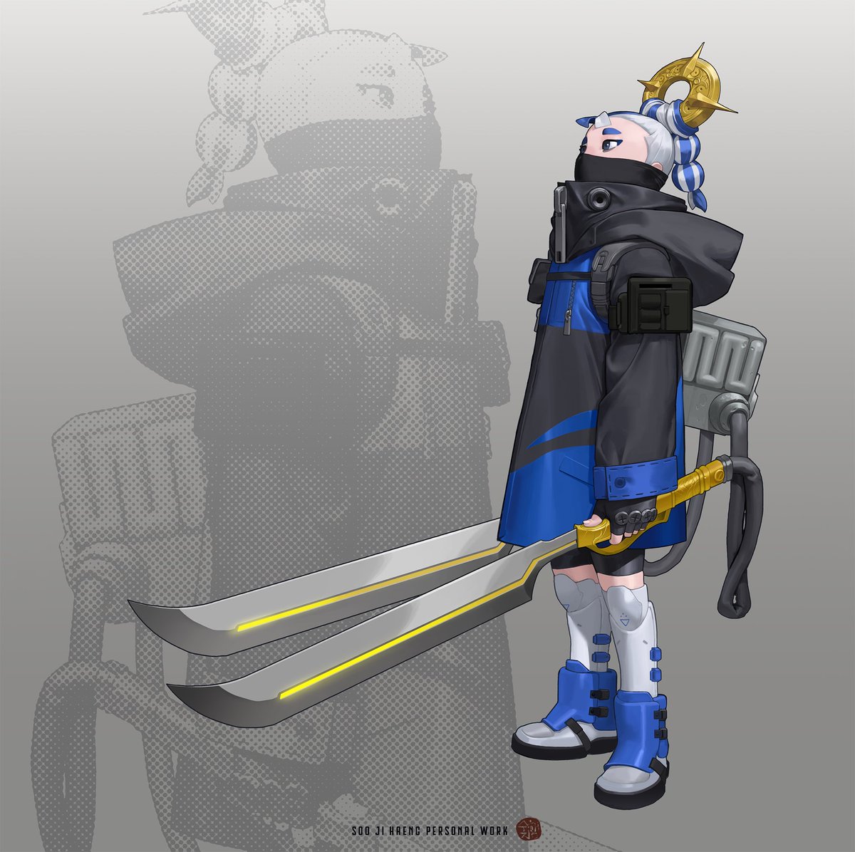 Blue 💙

#art #캐릭터디자인 #chacterdesign #linedrawing