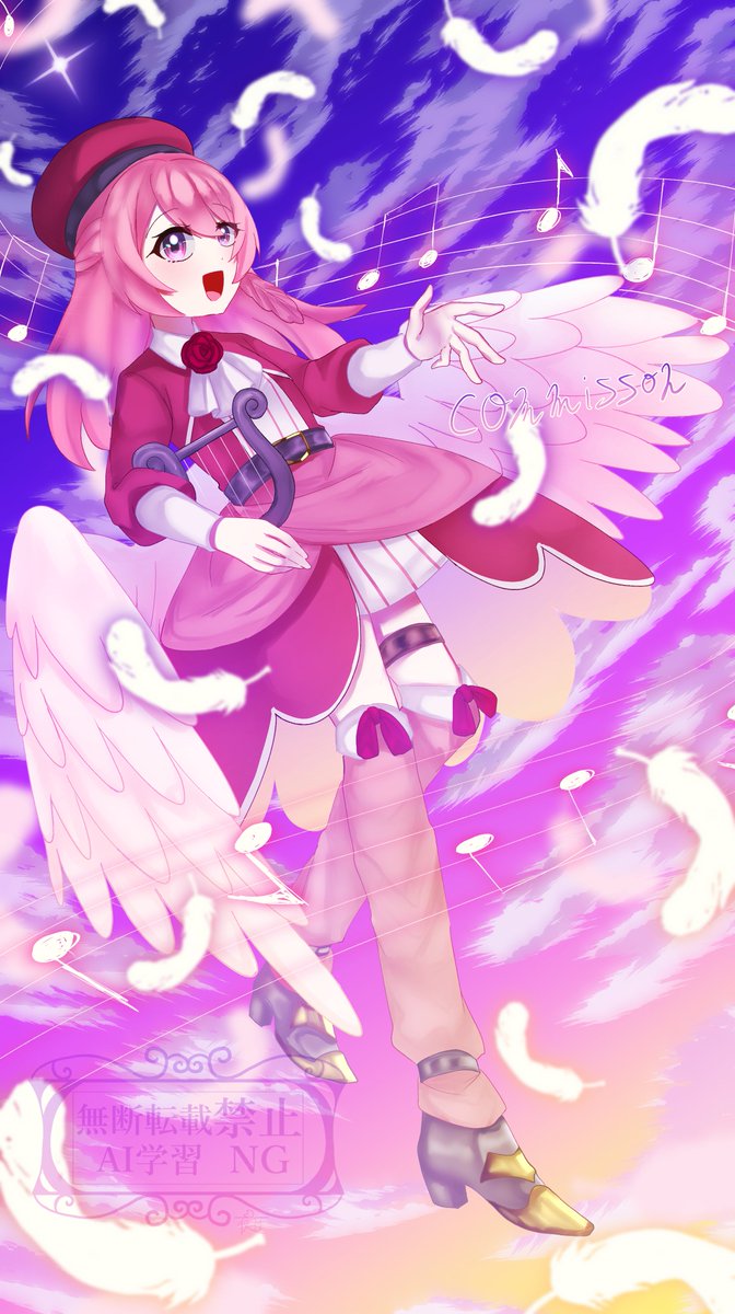 yoru_7on's tweet photo. 💜Thank you for your request from Appeal🩷
#Skeb #Commission https://t.co/wK0QzvA6hW