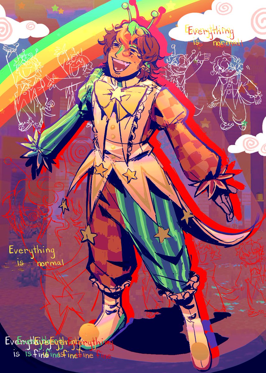 very normal and fine of course #smallishbeansfanart