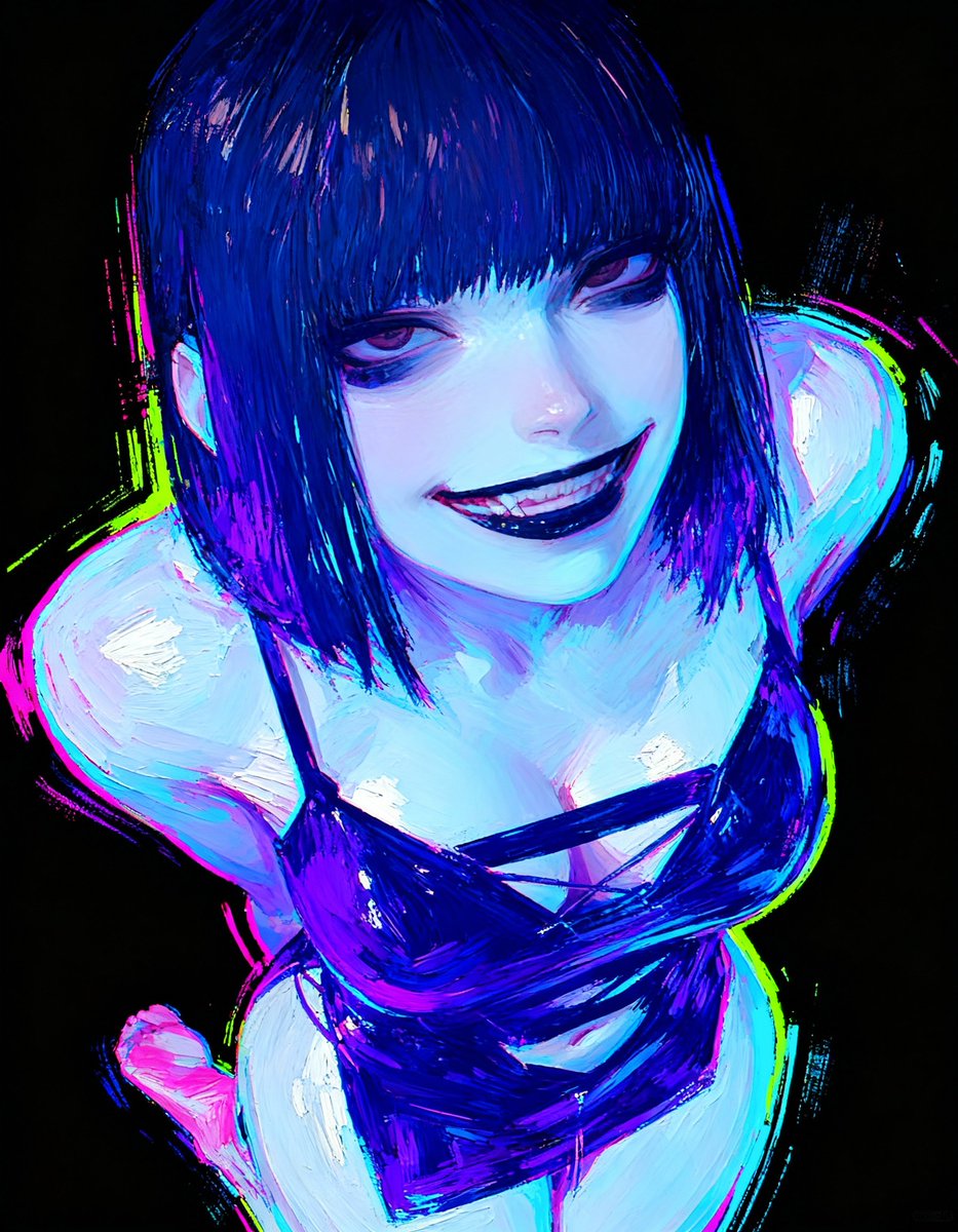 she's got some wild colors going ngl