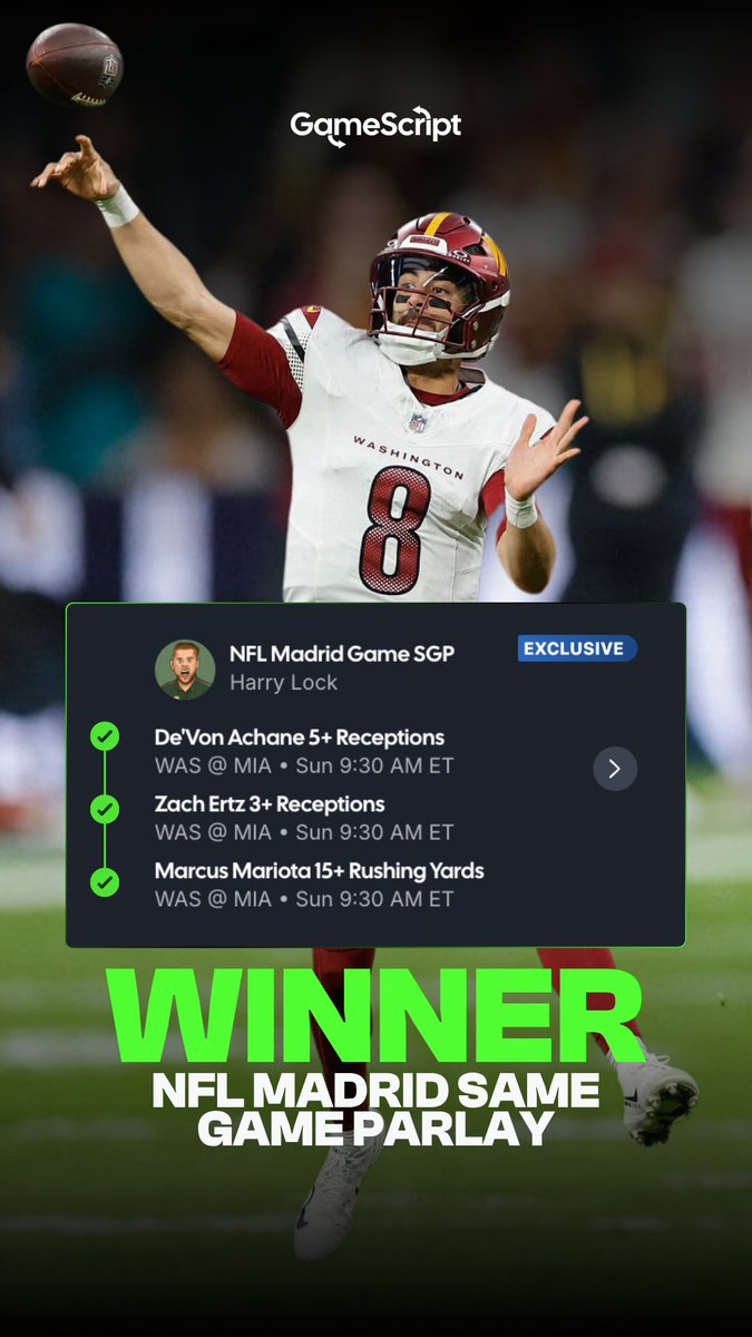 HarryLockPicks's tweet photo. 💥 BOOOOMMMMMM 💥

💸 Just like our Berlin SGP, our Madrid SGP cashed this morning! 

I'm re-racking, and putting up a HUGE Parlay for SNF. 

See it here ➡️ https://t.co/UQTsO5rKaW

Let's end the day in style!

21+ Only.