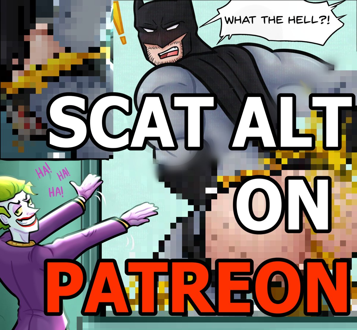 Batman Scat Alt #scat #malescat #gayscat: patreon.com/NobodyT