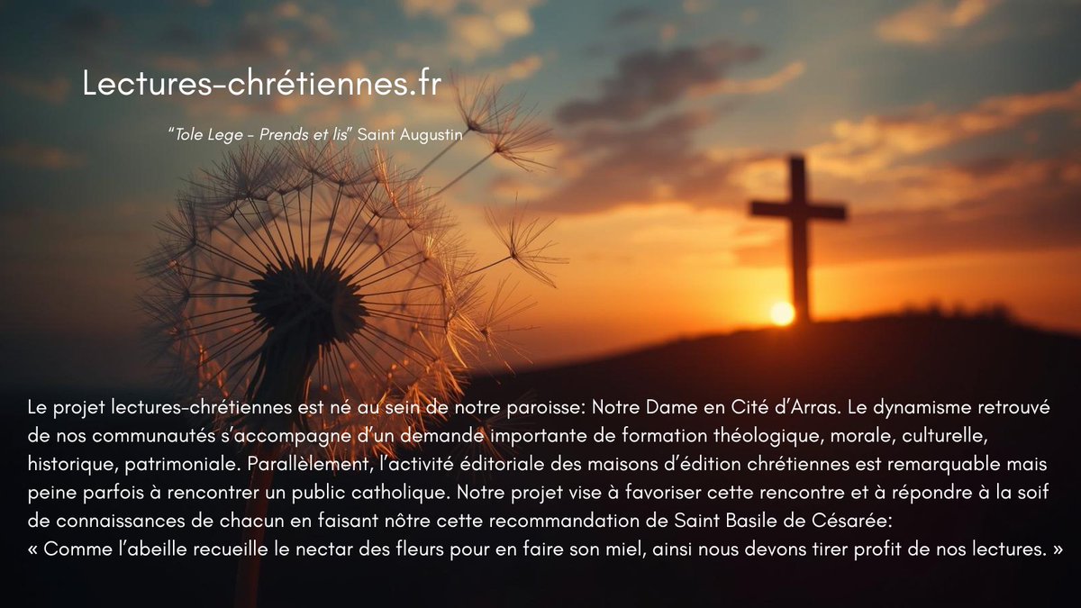 ReyserTh's tweet image. A notre échelle, nous essayons de contribuer à cette démarche

lectures-chrétiennes.fr

#education #foi #lectures #catholiques