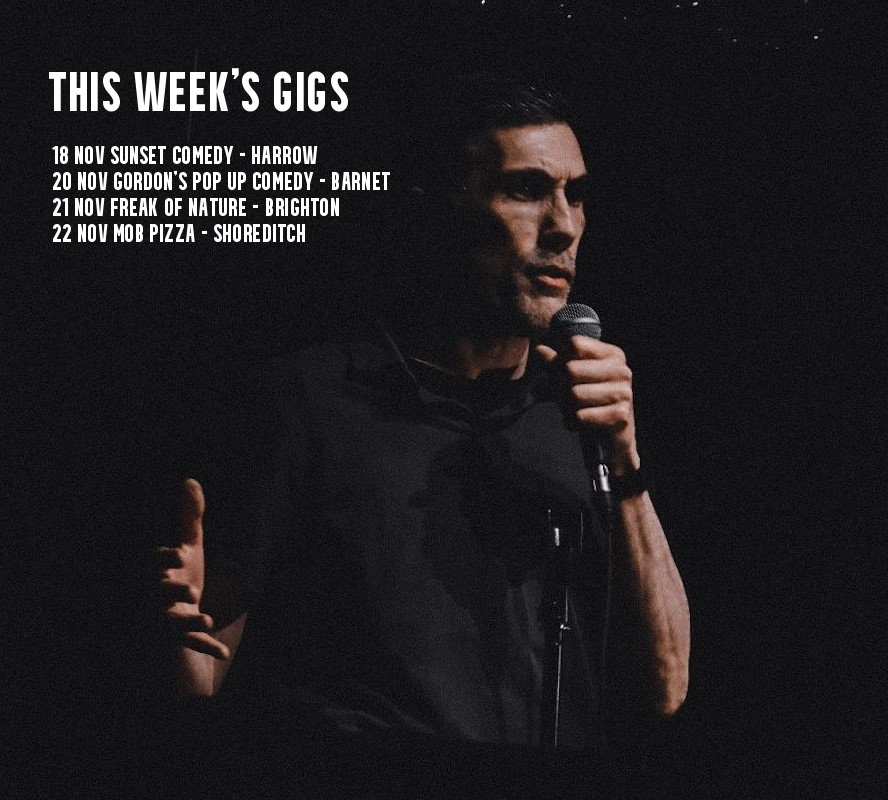 This week's shows. 
#comedy #standup #comedian #standupcomedy 

Pic: <a href="/joffshow/">Joff</a>