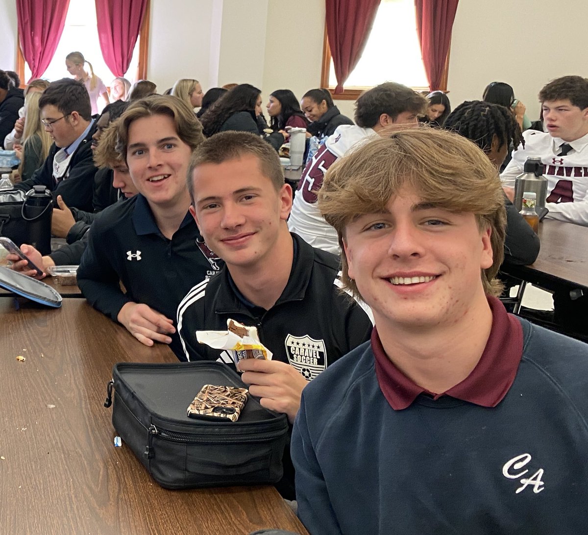 CaravelAcademy's tweet image. We celebrated Founder’s Day on 11.14.25 starting with Mrs. Zebley’s 1st graders singing the Alma Mater &amp;amp; Dr. Lamey sharing information about our founders Mr. &amp;amp; Mrs. Peoples!  Everyone enjoyed ice cream at lunch thanks to Mrs. Peoples &amp;amp; the Board of Education. #caravelfoundersday
