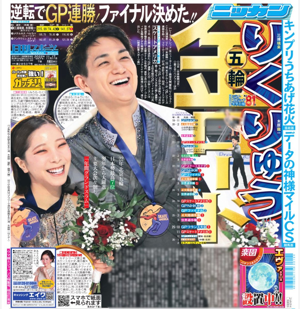 日刊スポーツ五輪 (@nikkan_Olympic) / Posts / X