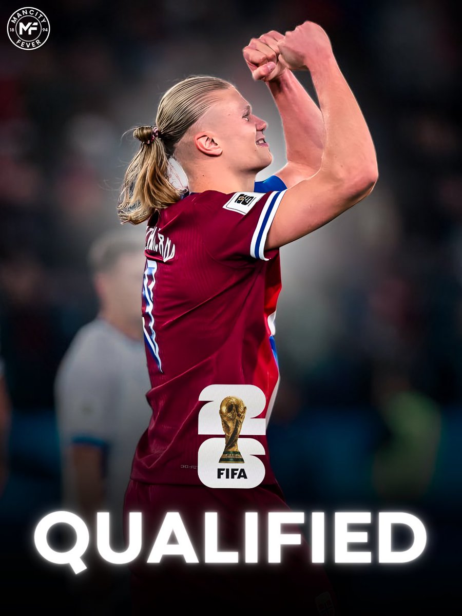 🚨 OFFICIAL: Erling Haaland has SUCCESSFULLY taken Norway to the World Cup for the first time since 1998! 🏆🇳🇴 

Some said Haaland would never feature at the World Cup - but he proved them wrong. Generational talent ✨