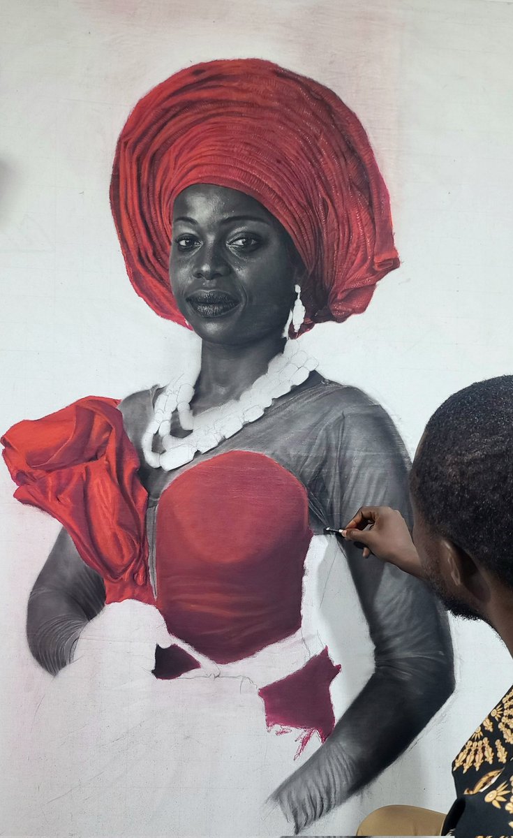 OAbugu96976's tweet image. I paint igbo women in their full glory.
Where are my odogwus ..let&apos;s paint your wives In her full glory..