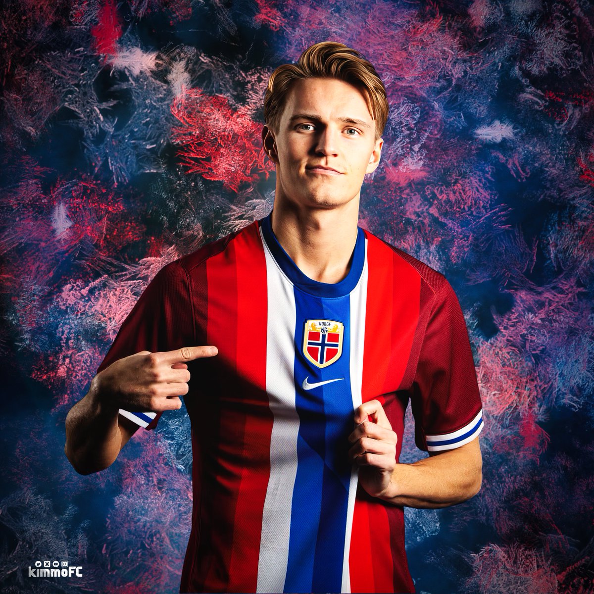 Our Arsenal captain &amp; my 🇳🇴Norway captain are going to the WC for the first time since 1998. A country with a population of 5,6m people. And we've done it by winning every single game in the qualifiers, including the 4-1 victory in 🇮🇹 tonight. 👏💪