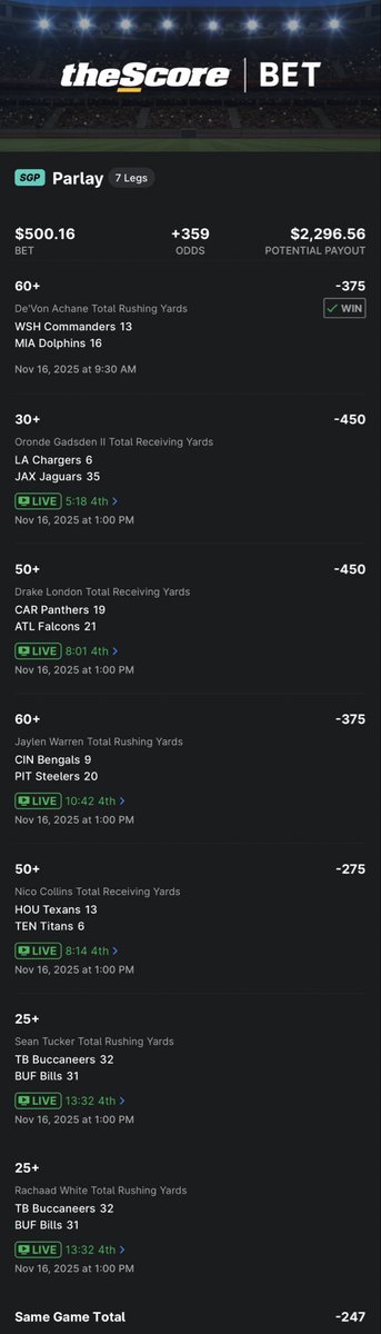 7 Figure Bets tweet media