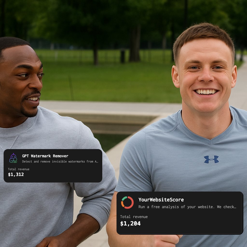 AleksDoesCode's tweet image. Every day @andi_losing and his great project (YourWebsiteScore - try it out!) are creeping up on gpt-watermark-remover. 

I dont think I can hold up much longer, he is gonna smoke me soon!