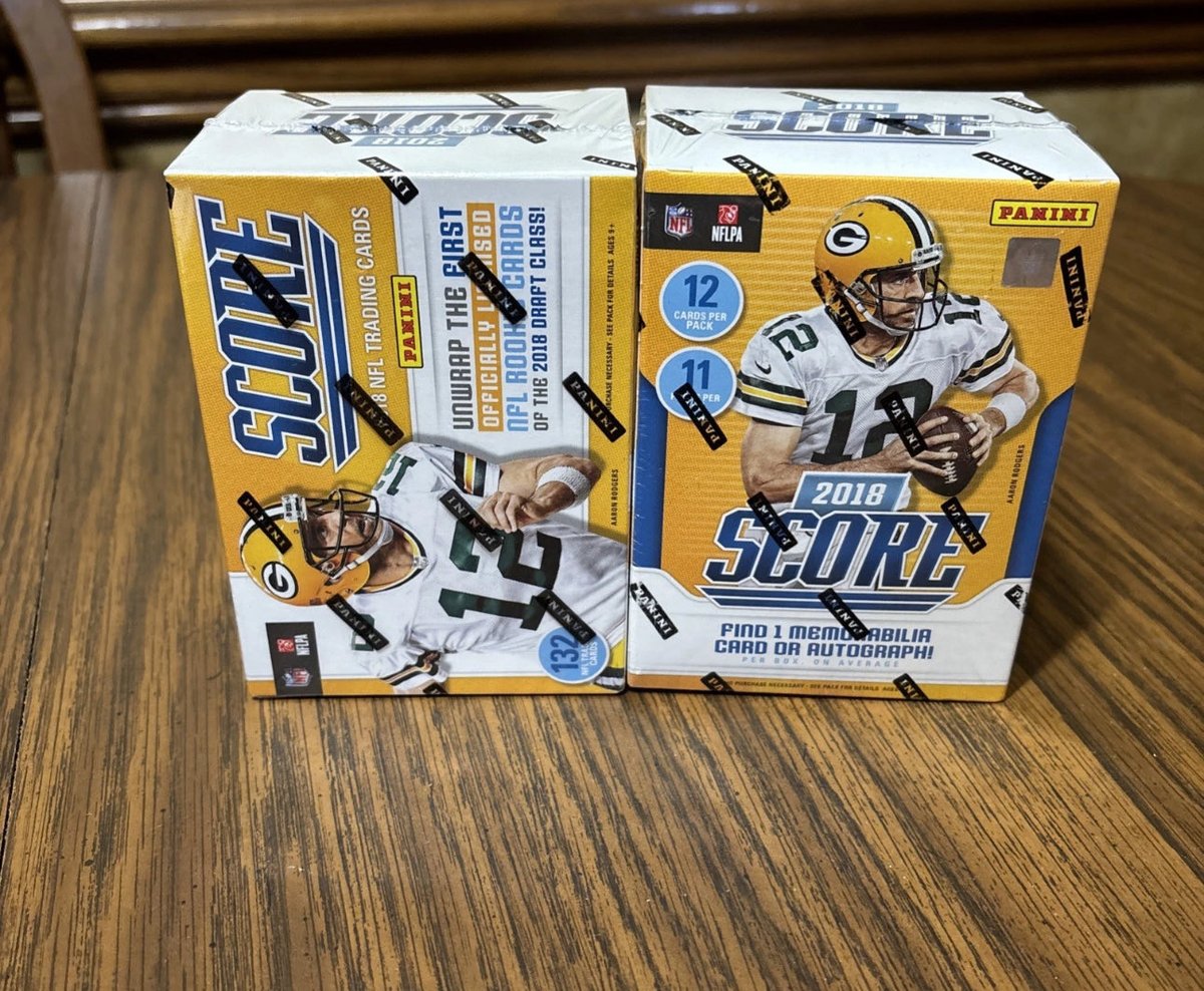 Josh Allen this years MVP favorite. 6 TDs today! Rookie Year Chase! Great rips! Also Lamar Jackson and Barkley rookie year! Also posted on eBay! Prices under this post. Any retweets appreciated! #hobby #nfl #wax #JoshAllen