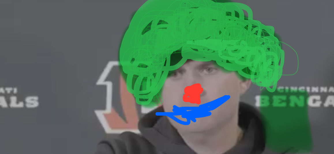 stevenbrache's tweet photo. Zac Taylor #clown https://t.co/kSDbNPBcxH