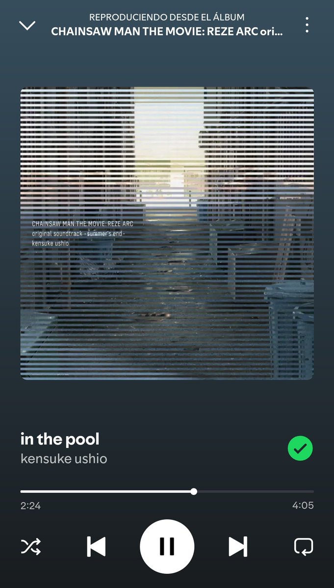 Acabo de salir de ver chainsaw man, está canción es una putísima obra de arte