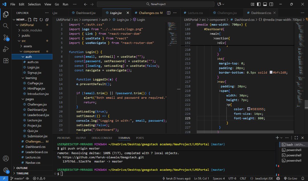 FarukOlawale3's tweet image. Day 31 of #100daysofcode,  I worked on making the website responsive and also deployed it. Still putting finishing touches on the responsiveness, but here’s how it currently looks “geegstack-six.vercel.app”

#buildinpublic #FrontEndDeveloper