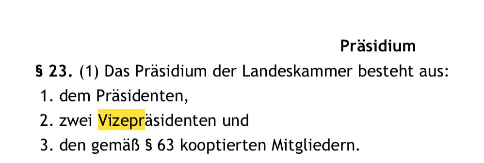 Laut Wirtschaftskammergesetz gibt es zwei Vizepräsidenten je Kammer. Also max 20 in 🇦🇹Aber das Gesetz ist der WK und der ministeriellen Aufsicht egal. #Kammern #dasGespräch ⁦<a href="/SusanneSchnabl/">Susanne Schnabl</a>⁩