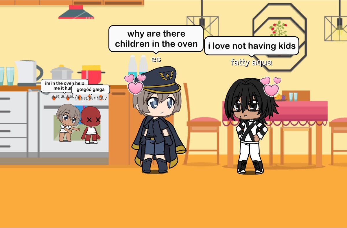 drpepper45510's tweet image. the kids spawned out of nowhere so fatty aqua came up with a #solution