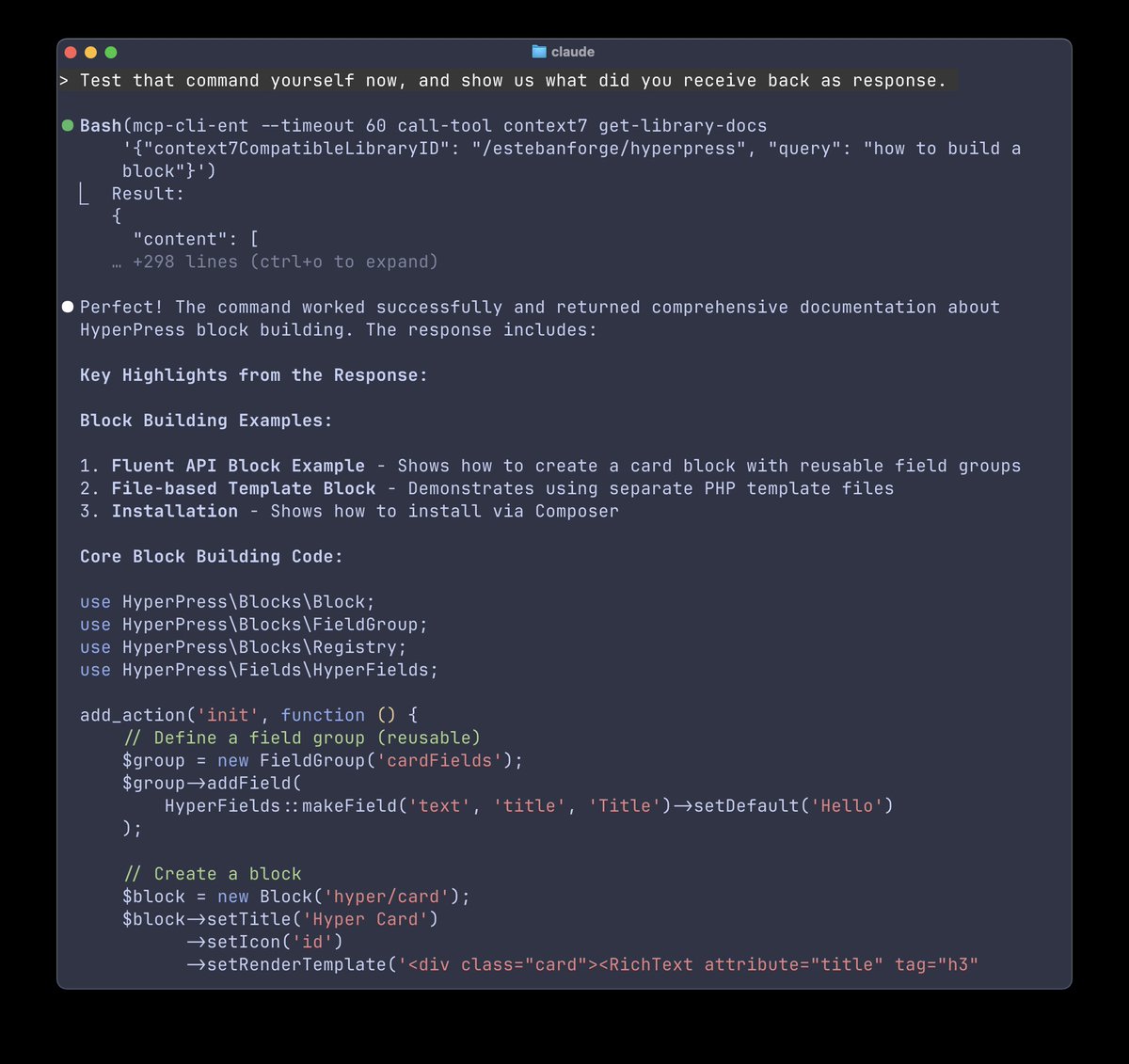 EstebanForge's tweet image. Made a thing to avoid context window pollution when using multiple MCP servers with any agent:

MCP CLI-Ent

A CLI tool to consume MCP services on-demand.

Check out more at: github.com/EstebanForge/m…

#ClaudeCode, #OpenCode, #Gemini, #Cline, #VSCode, #Codex, etc.