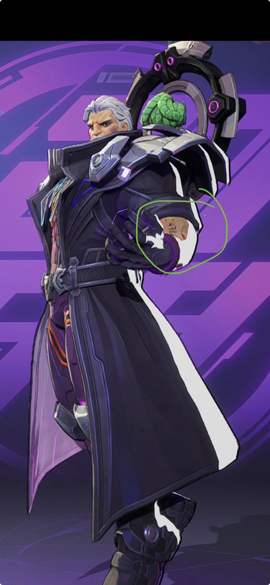 MRivalsMedia's tweet image. The new magneto skin actually has his holocaust tattoo

📸u/crate_cheese

#MarvelRivals