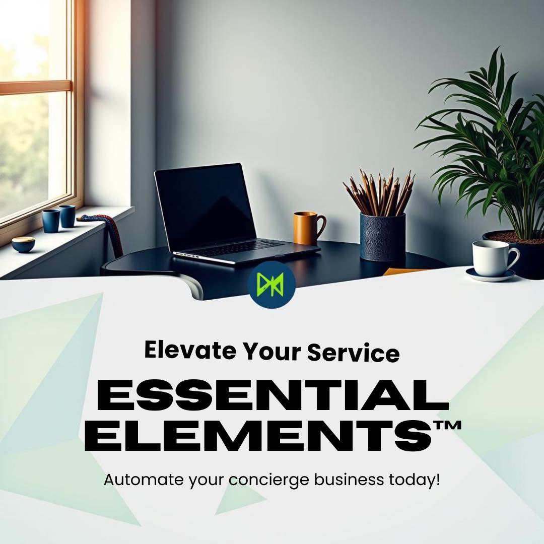 ee_software's tweet image. You didn’t start your concierge business to drown in admin. Essential Elements™ gives automation, training &amp;amp; tools built for lifestyle pros. Grow with confidence.