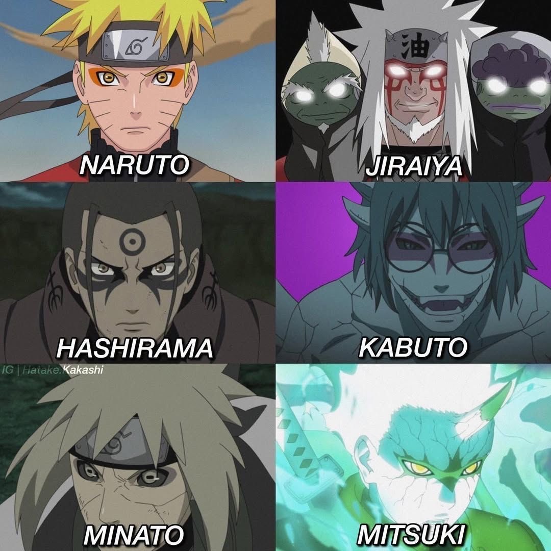 NarutoVibe's tweet image. Who has the best looking Sage Mode?