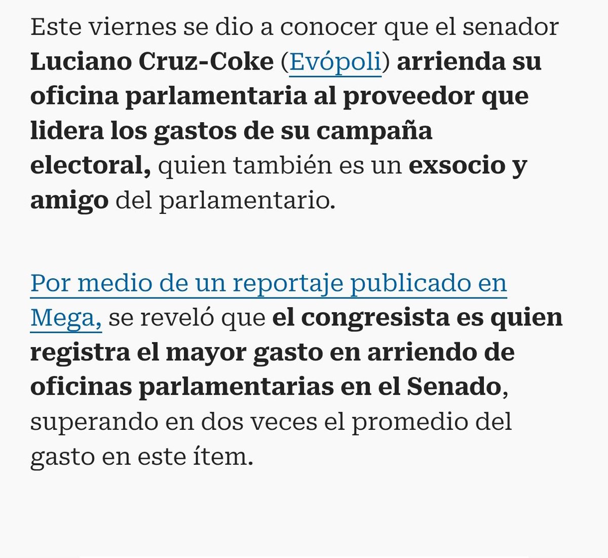 Cómo actor, del montón no más, Pero como político, de los peores, es un scketch de humor ahí pensar que eso va a suceder es delirante, estos son nuestros representantes en el congreso.
Más encima tienes tejado de vidrio.