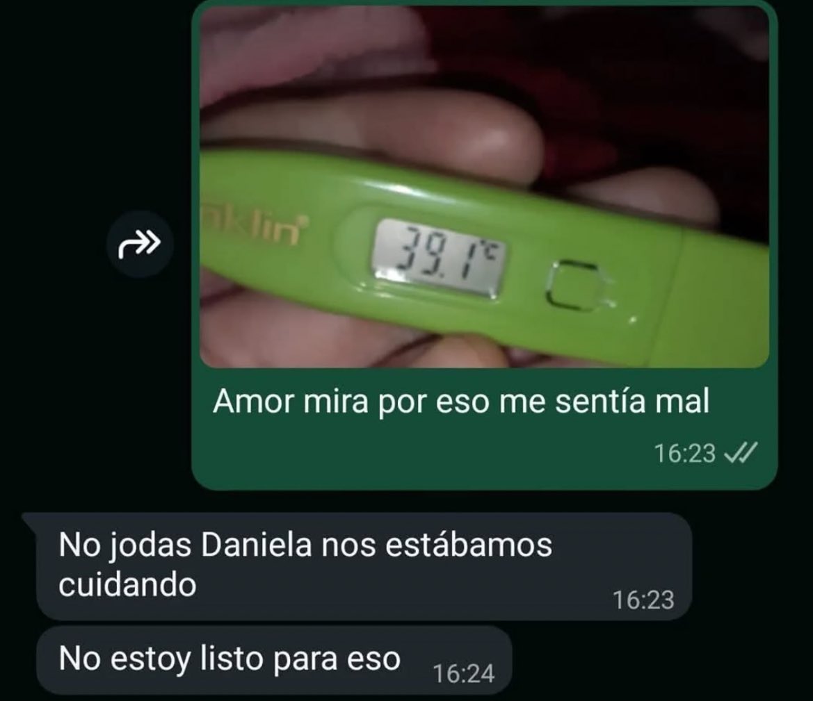 _onerolita's tweet image. no jodas daniela