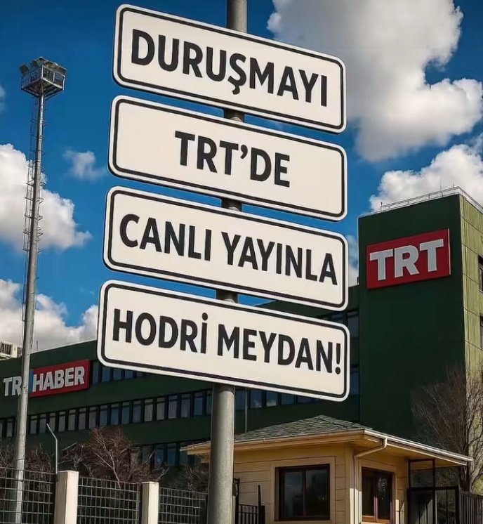 Arkadaşlarım bu taga destek verelim.
#DuruşmayıTRTdeCanlıYayınla