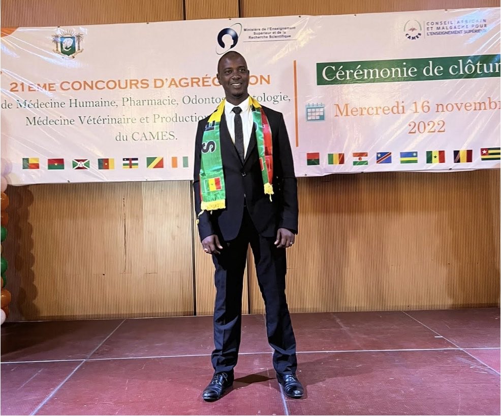 Il y’a 3 ans jour pour jour, je recevais la distinction du Prix « André Gouazé » du CAMES récompensant le meilleur candidat du 21eme concours d’agrégation en sciences de la santé.