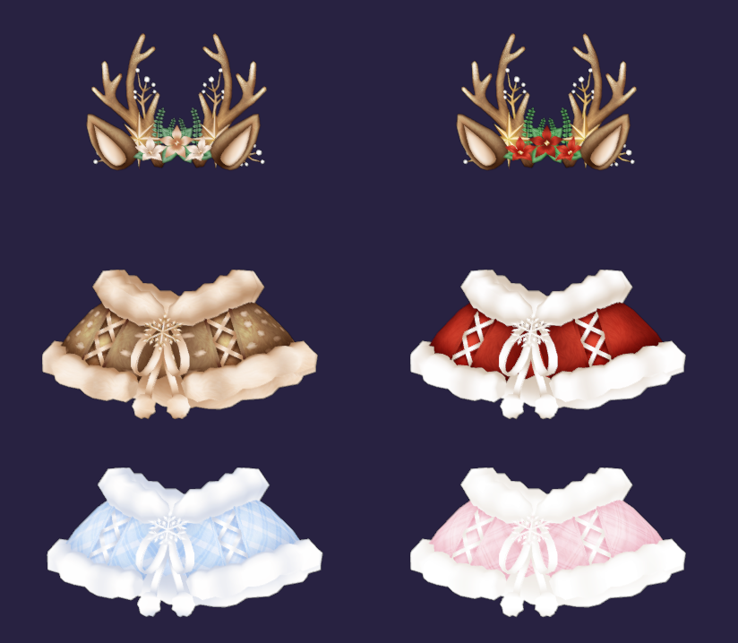 maokyi's tweet image. Some new winter accessories I&apos;ve been working on : ) 

Uploaded here! ↓ˏˋ •
roblox.com/communities/54…

#Roblox #RobloxUGC #RobloxDev