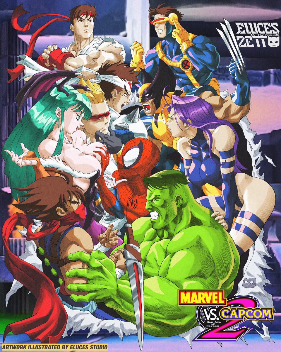 eluceszetto's tweet photo. Marvel vs Capcom illustration
@elucestudio https://t.co/uRHmrR92RC