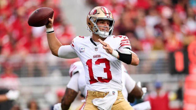I’d say he isn’t rusty …

#49ers QB Brock Purdy to start the game 7-of-8 for 98 yards &amp; 2 TDs