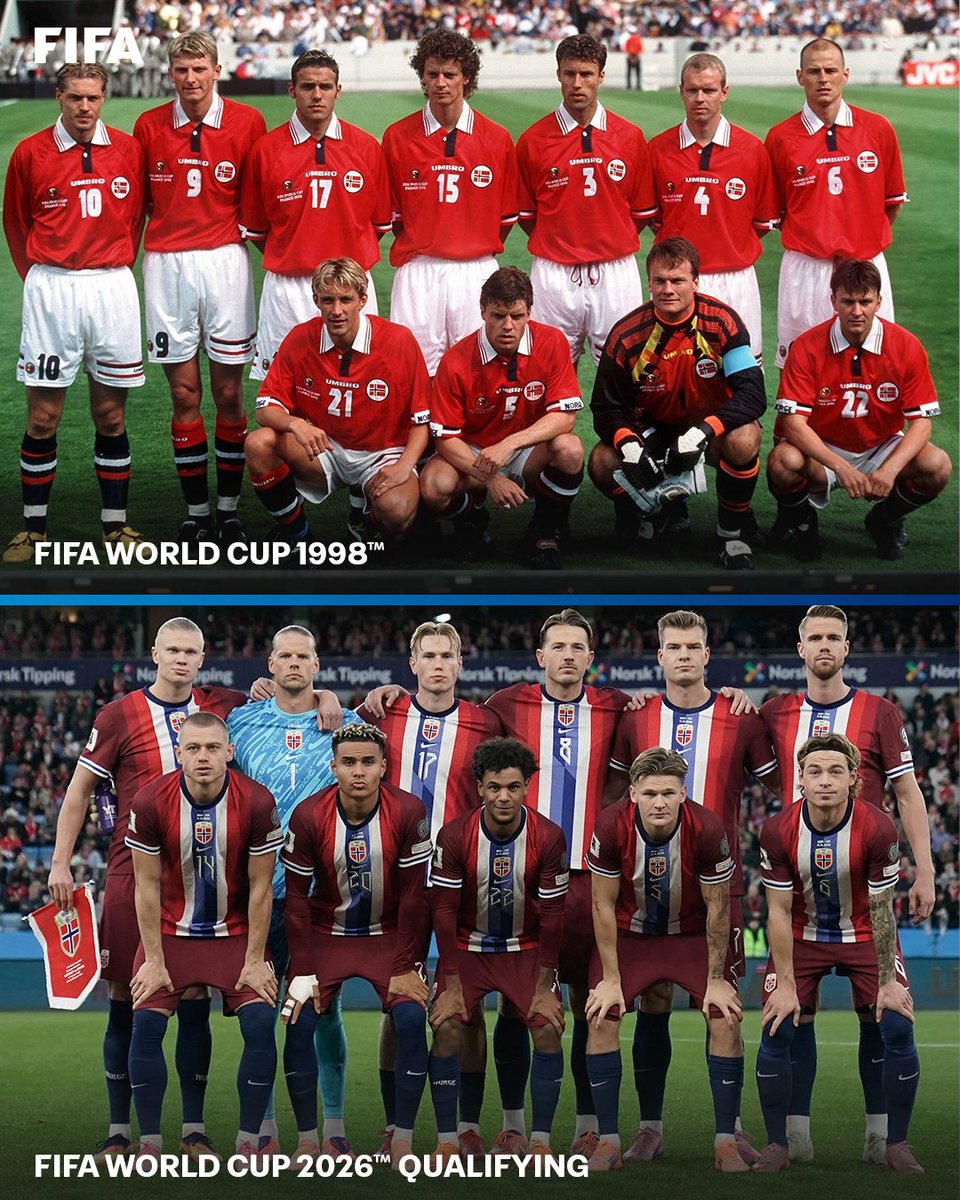 Norway are going to a <a href="/FIFAWorldCup/">FIFA World Cup</a> for the first time in 28 years! 🇳🇴👏