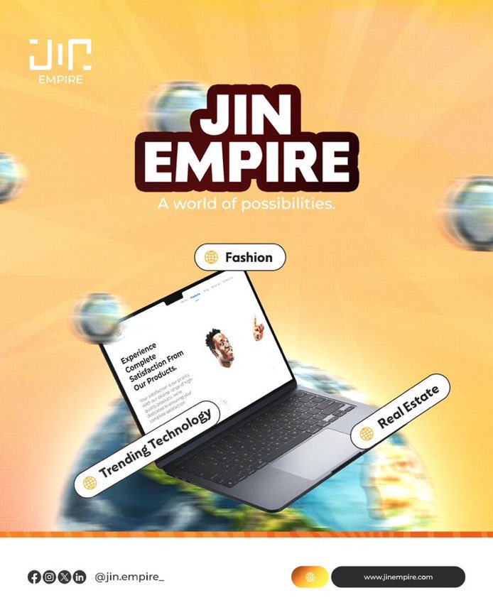 Jinempire_'s tweet photo. Explore a world of possibilities with JIN Empire! 🌍✨
From fashion to real estate to trending technology — we’ve got it all in one ecosystem.
Your next big experience starts here. 🚀
#JinEmpire #Innovation #Lifestyle

Nigeria Super eagles Osimhen Haaland Congo World Cup https://t.co/gsgIBUkHpb