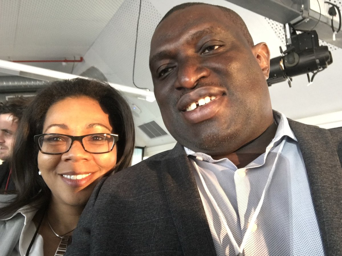 asemota's tweet image. First time I met ⁦@africatechie⁩, I think. This was 2017 in CapeTown.