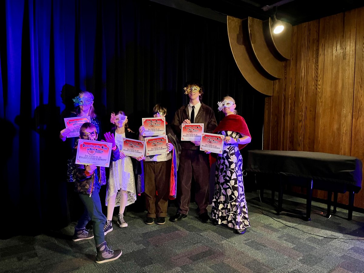 There was a murder at our Midnight at the Masquerade ball last week, but luckily, this team of discerning detectives was there to solve it! 🕵️

Thanks to everyone who stepped into character and helped gather clues at our Murder Mystery Party. We hope you had a killer time!