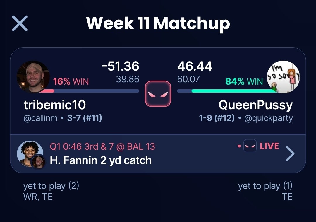 CommonSenseSam's tweet image. The EIGHTH missed XP (worth -50 pts) of the 2025-2026 PepegaMega Fantasy Football season goes to... @collin! 

This is Eddy Pineiro&apos;s and Collin&apos;s FOURTH missed XP of the season, second of today.

Collin now accounts for 50% of this year&apos;s missed XP attempts in the league.