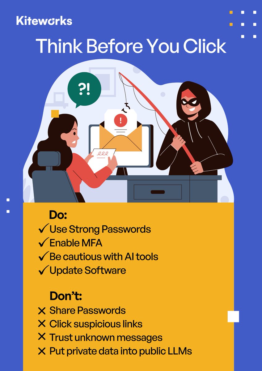 Kiteworks's tweet image. #Kiteworks is celebrating International #FraudAwarenessWeek!
Fraud impacts individuals and organizations worldwide, costing billions every year. 

👉 Visit our website to learn how to protect your organization from account takeover fraud.