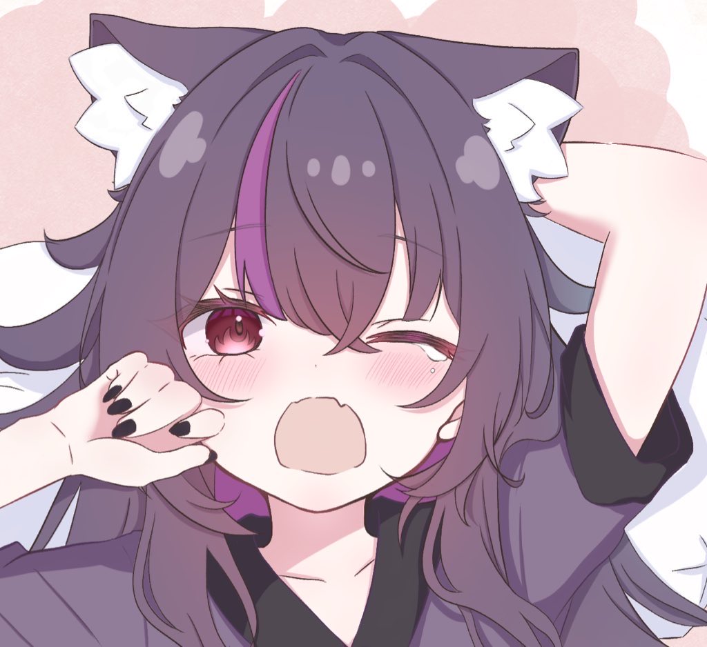 hzk_r_'s tweet image. ねむねむ…おはよぉ…(｡ρω-｡)

#おはようVtuber