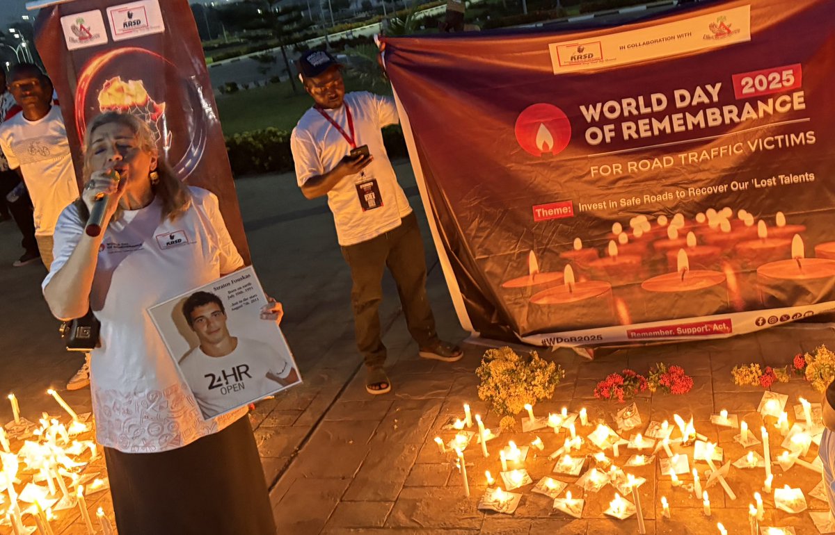 MariselaPdLV's tweet image. Honoring &amp;amp; thinking🙏🏼of those lost and affected by road crashes on the World Day of Remembrance🕯️for Road Traffic Victims #WDoR2025. Let’s #commit to truly shared safe roads and support for victims and their families. Every life matter‼️🌍 #RoadSafety #SafetyFirst #SafeMobility