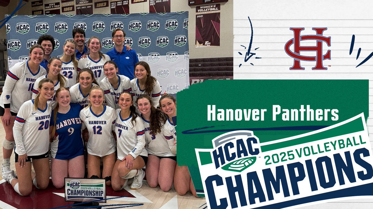 2025 HCAC Volleyball Championship | Recap

The <a href="/HanoverPanthers/">Hanover Panthers</a> claimed the 2025 HCAC Volleyball Championship title after back-to-back tournament upsets.

tinyurl.com/HC25VBChamps

#TheHeartOfD3 | #D3VB | #Stripestandard