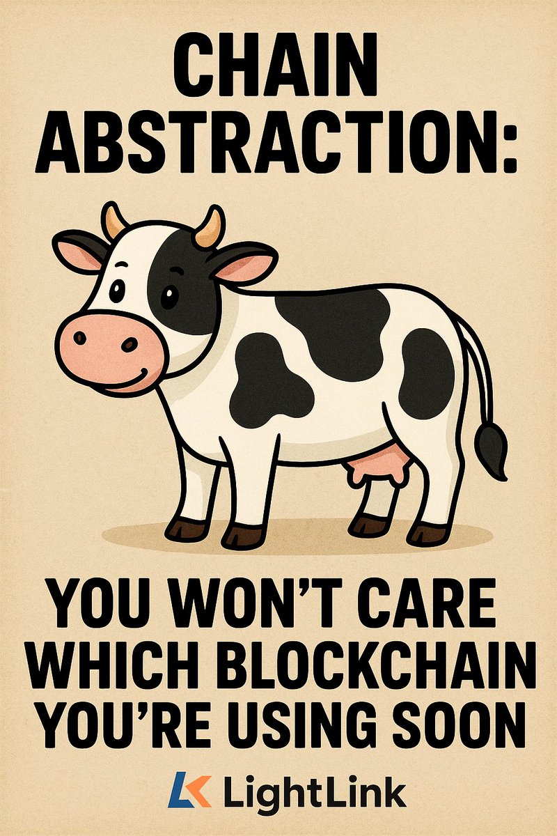 Bobbyking1373's tweet image. LightLink making blockchain so simple… even this cow doesn’t care what chain it’s on anymore 🐄✨&quot;
&quot;Chain abstraction for the win  mooving Web3 forward, one block at a time @LightLinkChain $LL #discoverpossible